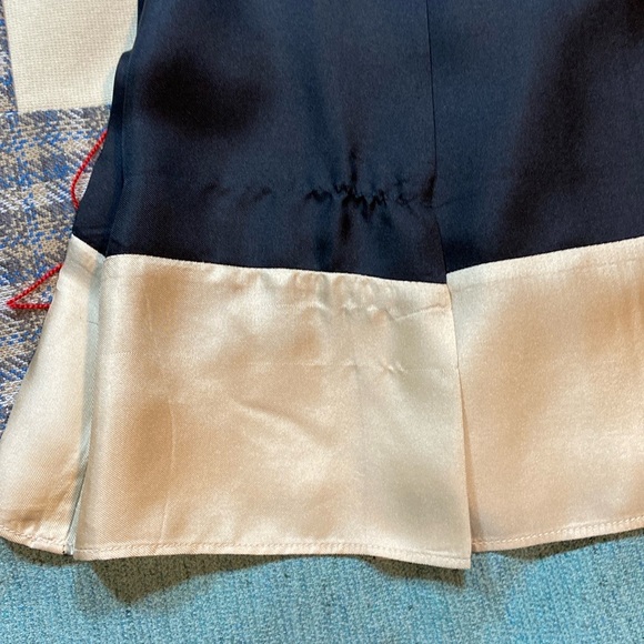 Color Block Silk Skirt By GAP Brand. - Picture 3 of 16
